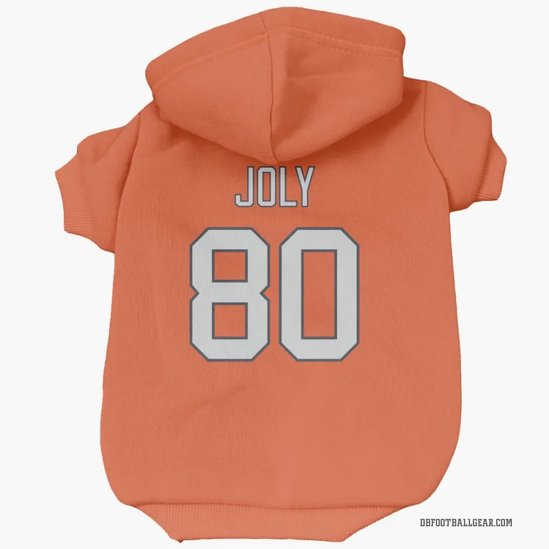 Justin Joly  Orange Denver Broncos  Cat & Dog Pet Hoodie