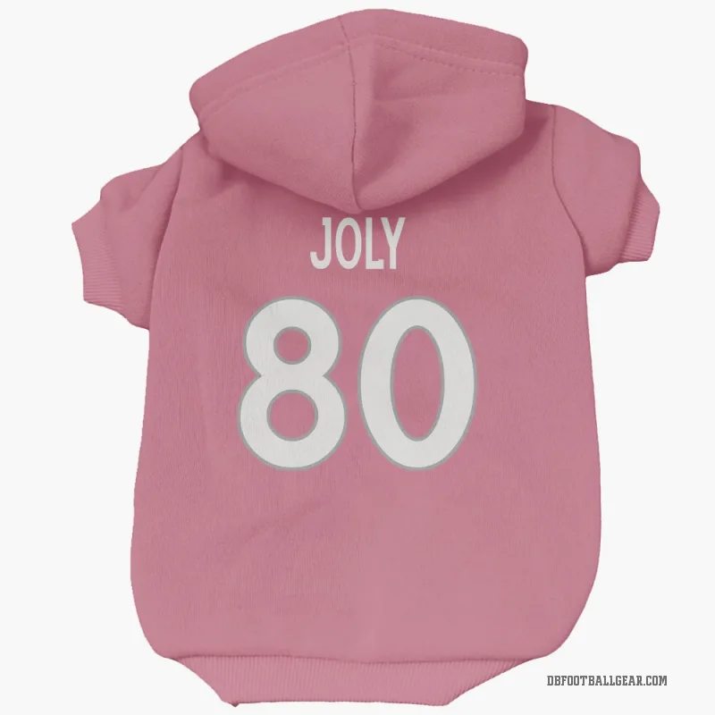 Justin Joly  Pink Denver Broncos  Cat & Dog Pet Hoodie