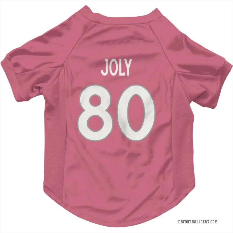 Justin Joly  Pink Denver Broncos  Cat & Dog Pet Jersey
