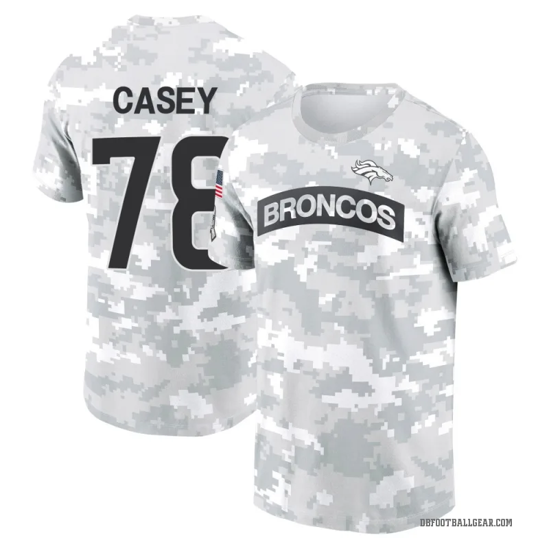 Kage Casey Men's Camo Denver Broncos Arctic 2024 Salute to Service Performance T-Shirt
