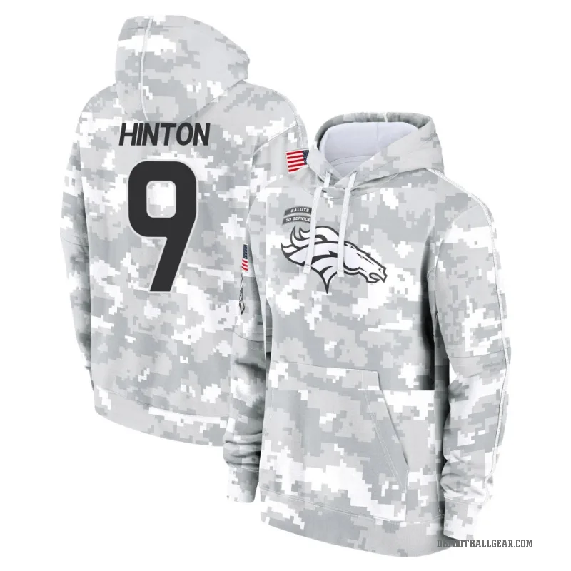 Kendall Hinton Men's Camo Denver Broncos Arctic 2024 Salute to Service Club Fleece Pullover Hoodie
