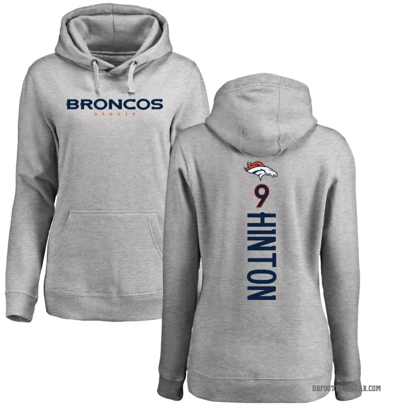 Kendall Hinton Women's Denver Broncos Pro Line Ash Backer Pullover Hoodie