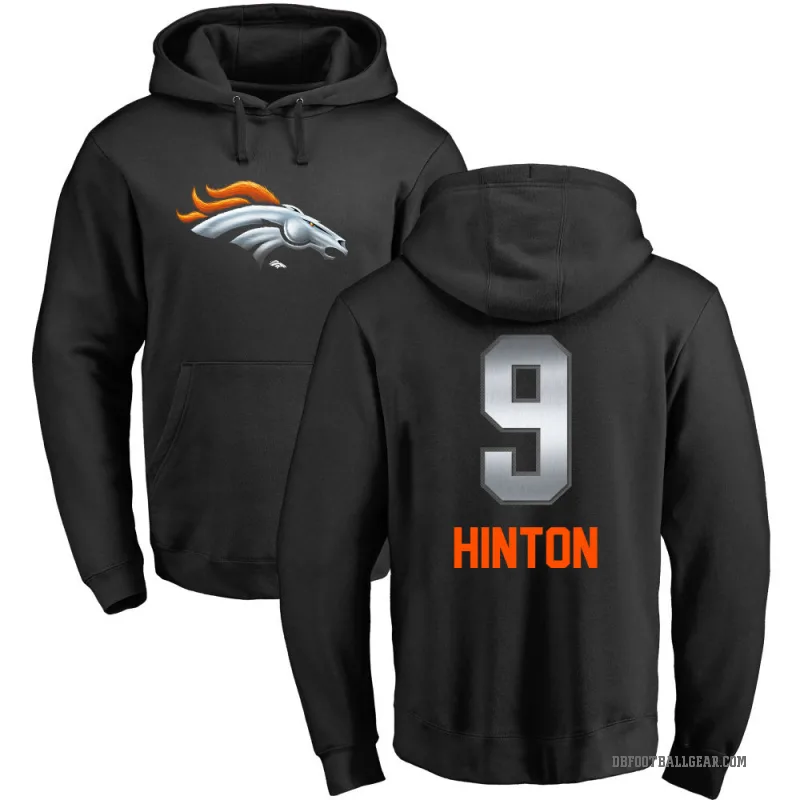Kendall Hinton Youth Black Denver Broncos Midnight Mascot Pullover Hoodie