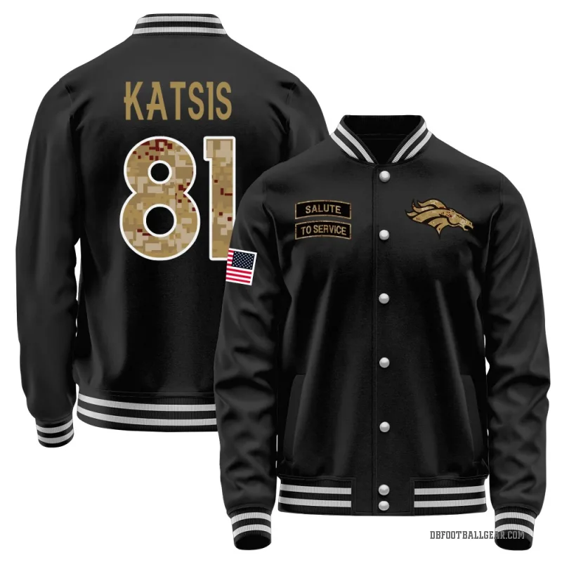 Kolbe Katsis Men's Black Denver Broncos Salute to Service Sideline Performance Jacket