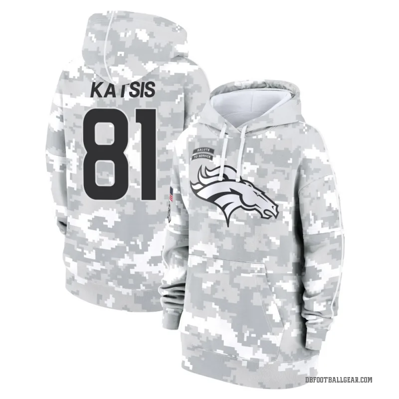 Kolbe Katsis Women's Camo Denver Broncos Arctic 2024 Salute to Service Club Fleece Pullover Hoodie