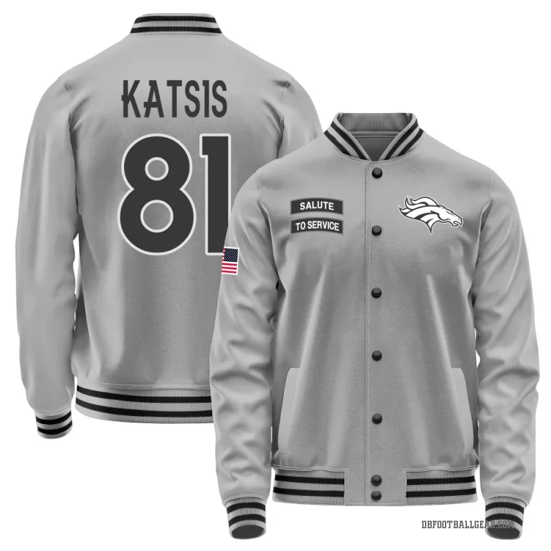 Kolbe Katsis Youth Gray Denver Broncos Salute to Service Performance Jacket