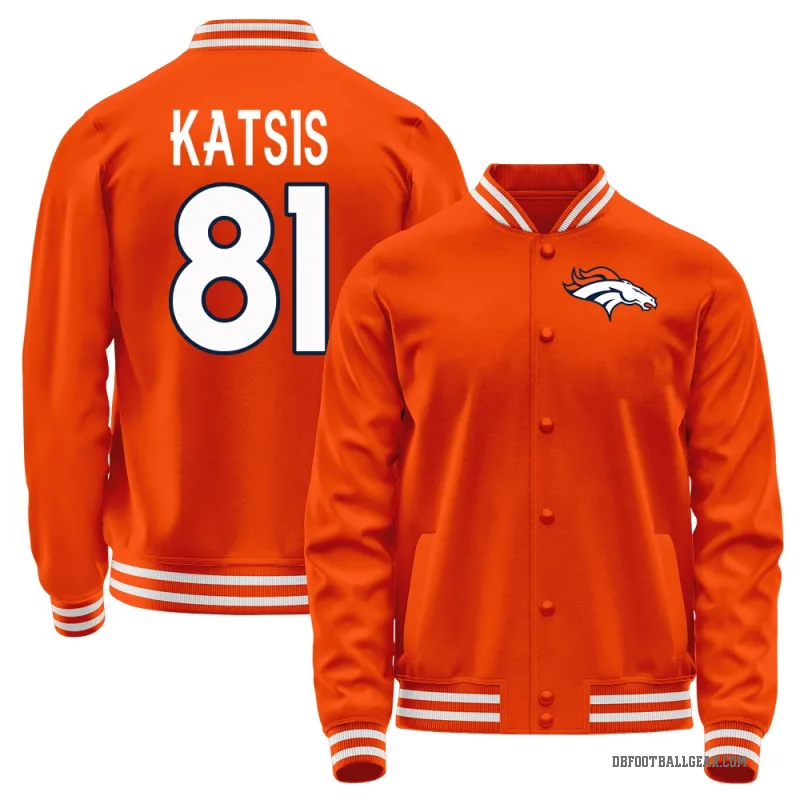 Kolbe Katsis Youth Orange Denver Broncos Full-Snap Jacket