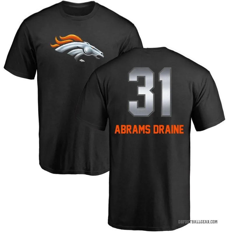 Kris Abrams-Draine Men's Black Denver Broncos Midnight Mascot T-Shirt -