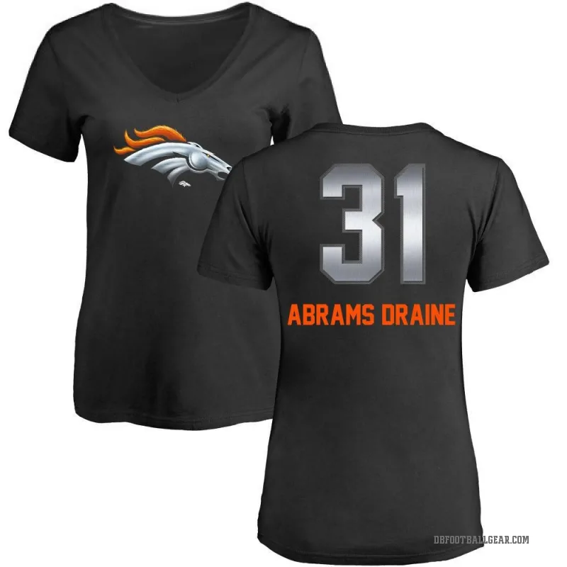 Kris Abrams-Draine Women's Black Denver Broncos Midnight Mascot T-Shirt -