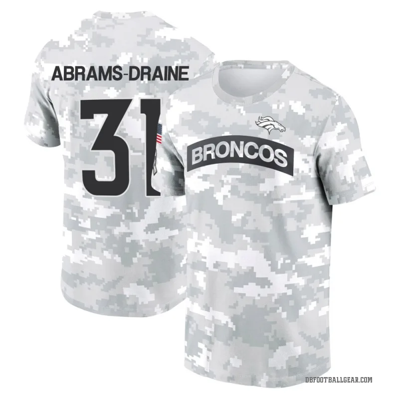 Kris Abrams-Draine Youth Camo Denver Broncos Arctic 2024 Salute to Service Performance T-Shirt