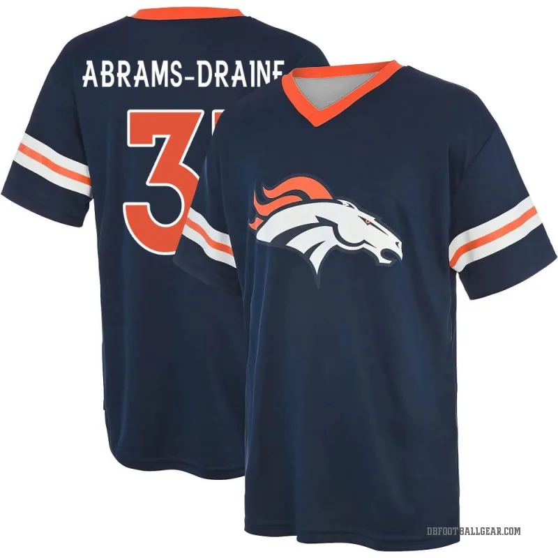 Kris Abrams-Draine Youth Navy Denver Broncos Game Day V-Neck T-Shirt