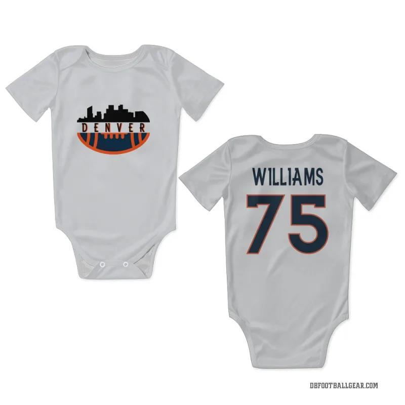 Kristian Williams  White Denver Broncos  Newborn & Infant Bodysuit