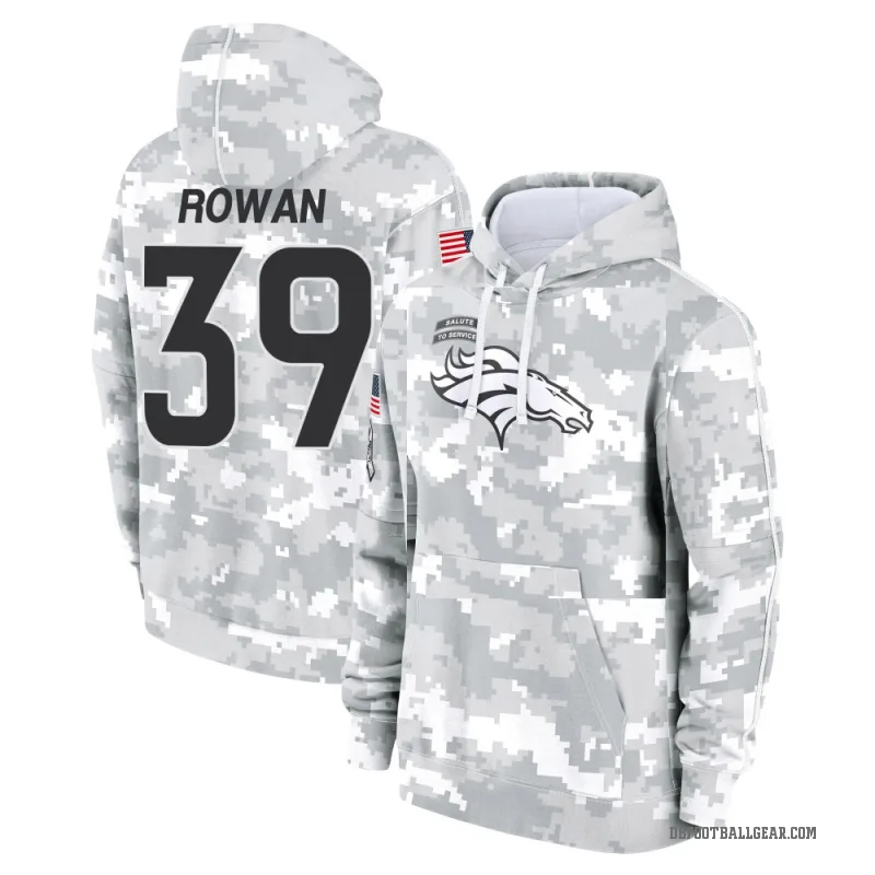 Kyrese Rowan Men's Camo Denver Broncos Arctic 2024 Salute to Service Club Fleece Pullover Hoodie