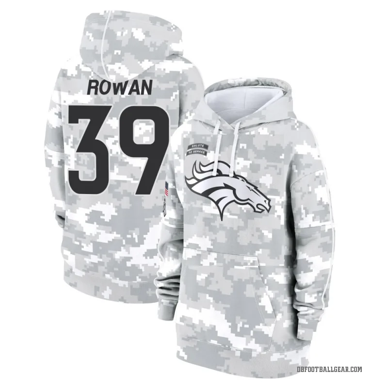 Kyrese Rowan Women's Camo Denver Broncos Arctic 2024 Salute to Service Club Fleece Pullover Hoodie