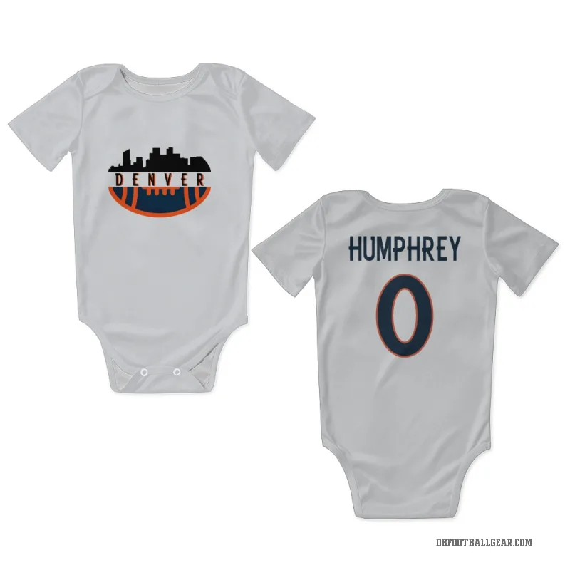 Lil'Jordan Humphrey  White Denver Broncos  Newborn & Infant Bodysuit
