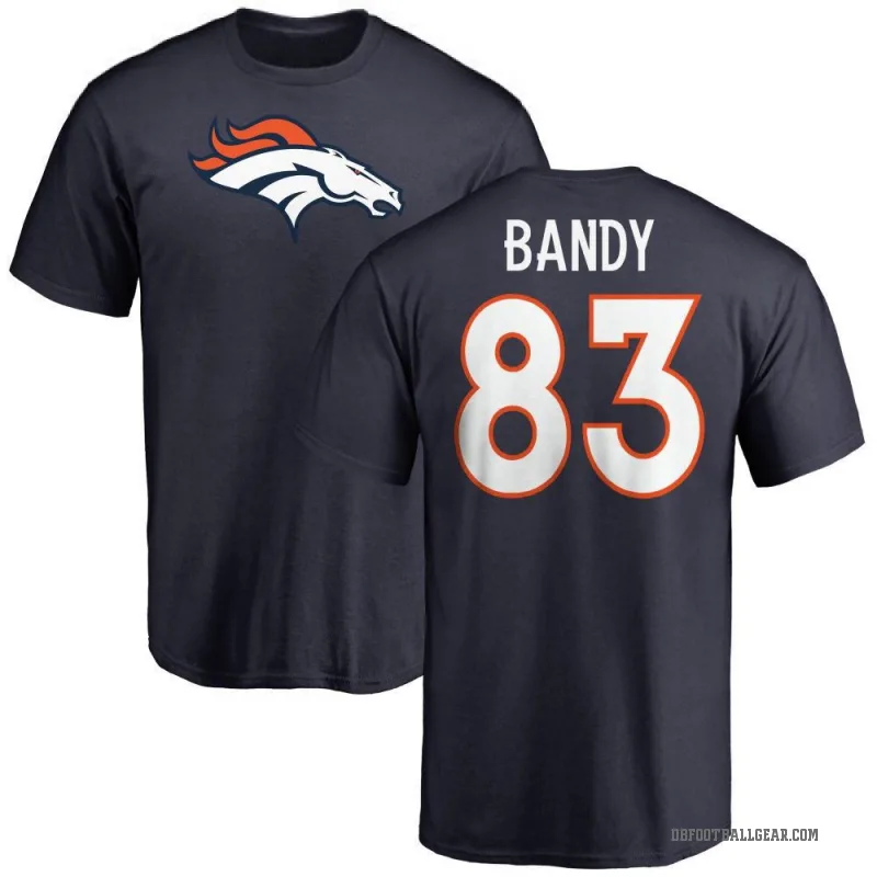Michael Bandy Men's Navy Denver Broncos Logo T-Shirt -