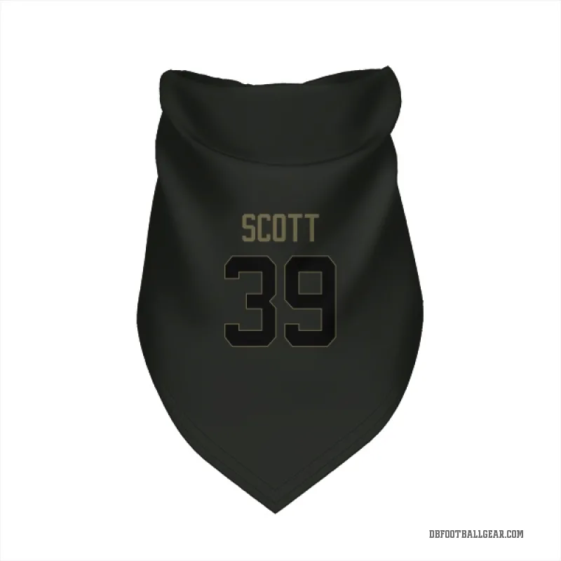 Miles Scott  Black Denver Broncos  Service Cat & Dog Pet Bandana