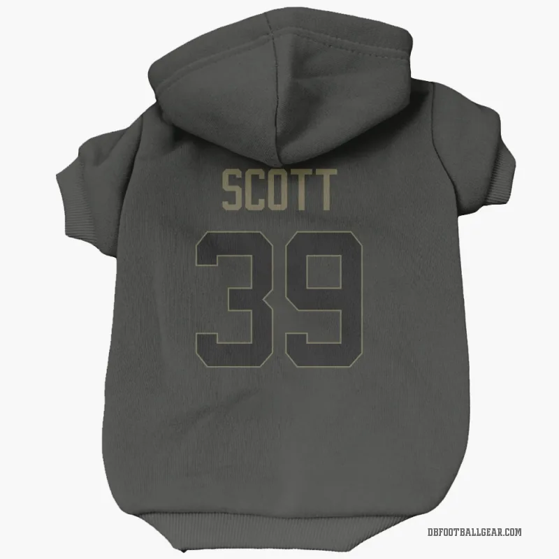 Miles Scott  Black Denver Broncos  Service Cat & Dog Pet Hoodie