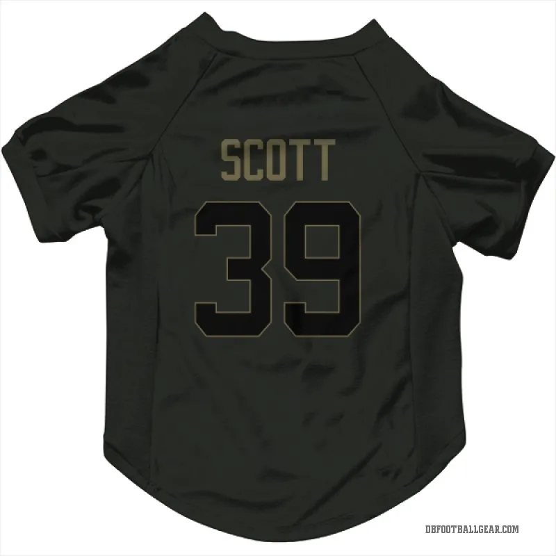 Miles Scott  Black Denver Broncos  Service Cat & Dog Pet Jersey