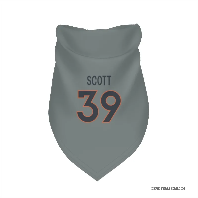 Miles Scott  Gray Denver Broncos  Cat & Dog Pet Bandana