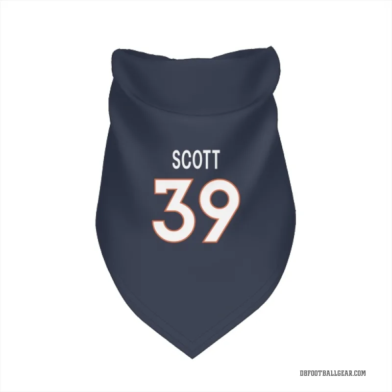 Miles Scott  Navy Denver Broncos  Cat & Dog Pet Bandana