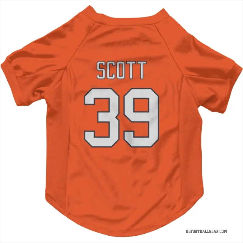 Miles Scott  Orange Denver Broncos  Cat & Dog Pet Jersey