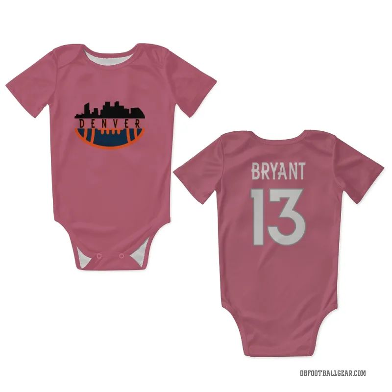 Pat Bryant  Pink Denver Broncos  Newborn & Infant Bodysuit