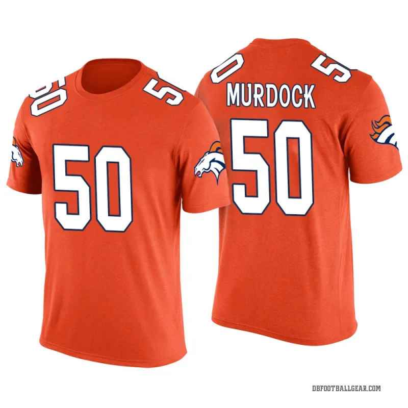 Red Murdock Youth Orange Denver Broncos Color Rush T-Shirt