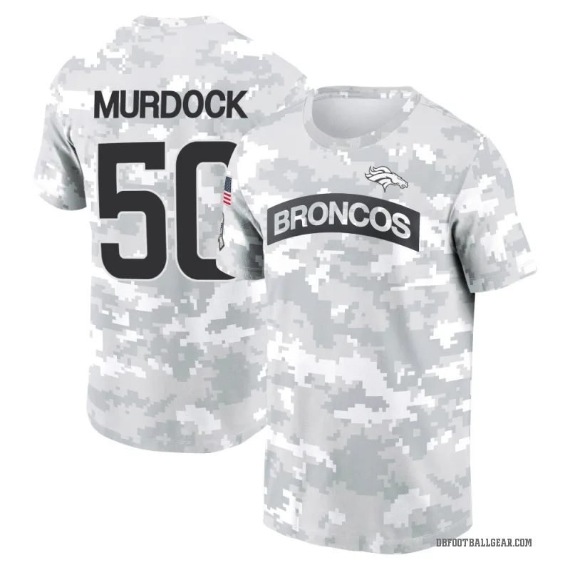 Red Murdock Youth Red Denver Broncos Arctic Camo 2024 Salute to Service Performance T-Shirt