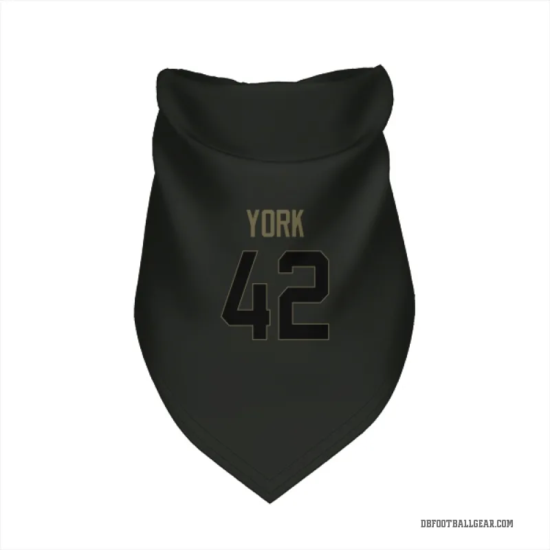 Taurean York  Black Denver Broncos  Service Cat & Dog Pet Bandana