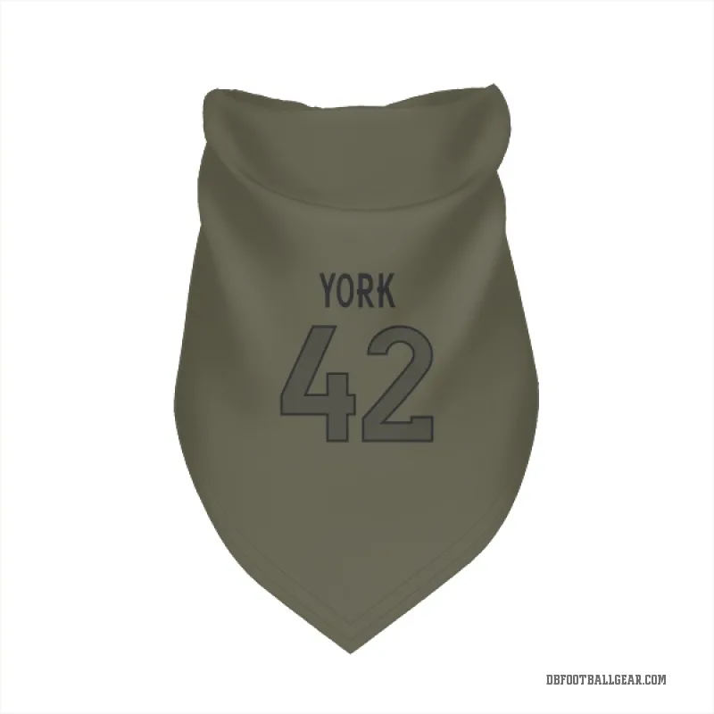 Taurean York  Olive Denver Broncos  Cat & Dog Pet Bandana