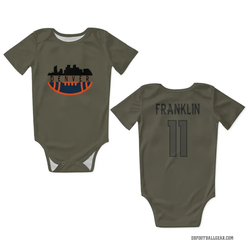 Troy Franklin  Olive Denver Broncos  Newborn & Infant Bodysuit
