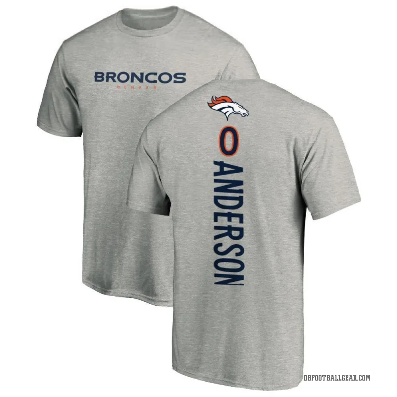Tycen Anderson Youth Ash Denver Broncos Backer T-Shirt -