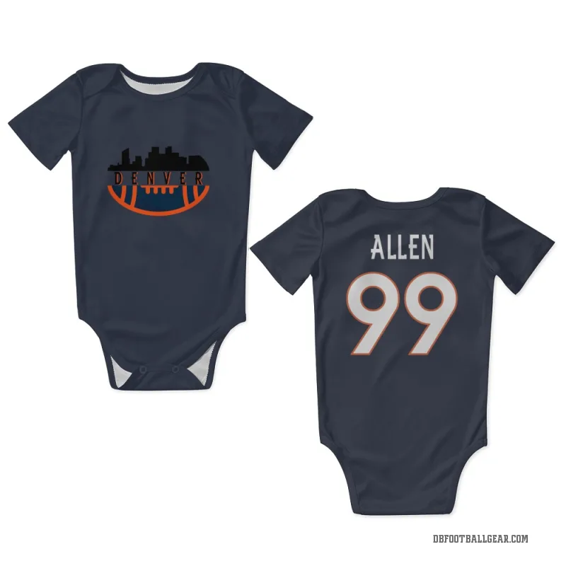 Zach Allen  Navy Denver Broncos  Newborn & Infant Bodysuit